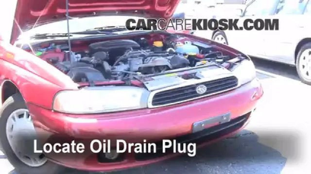 1997 Subaru Legacy L 2.2L 4 Cyl. Wagon Aceite Cambiar aceite y filtro de aceite